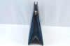 Authentic Louis Vuitton Epi Trousse Crete Clutch Bag Blue M48405 LV K7879