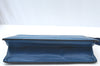 Authentic Louis Vuitton Epi Trousse Crete Clutch Bag Blue M48405 LV K7879