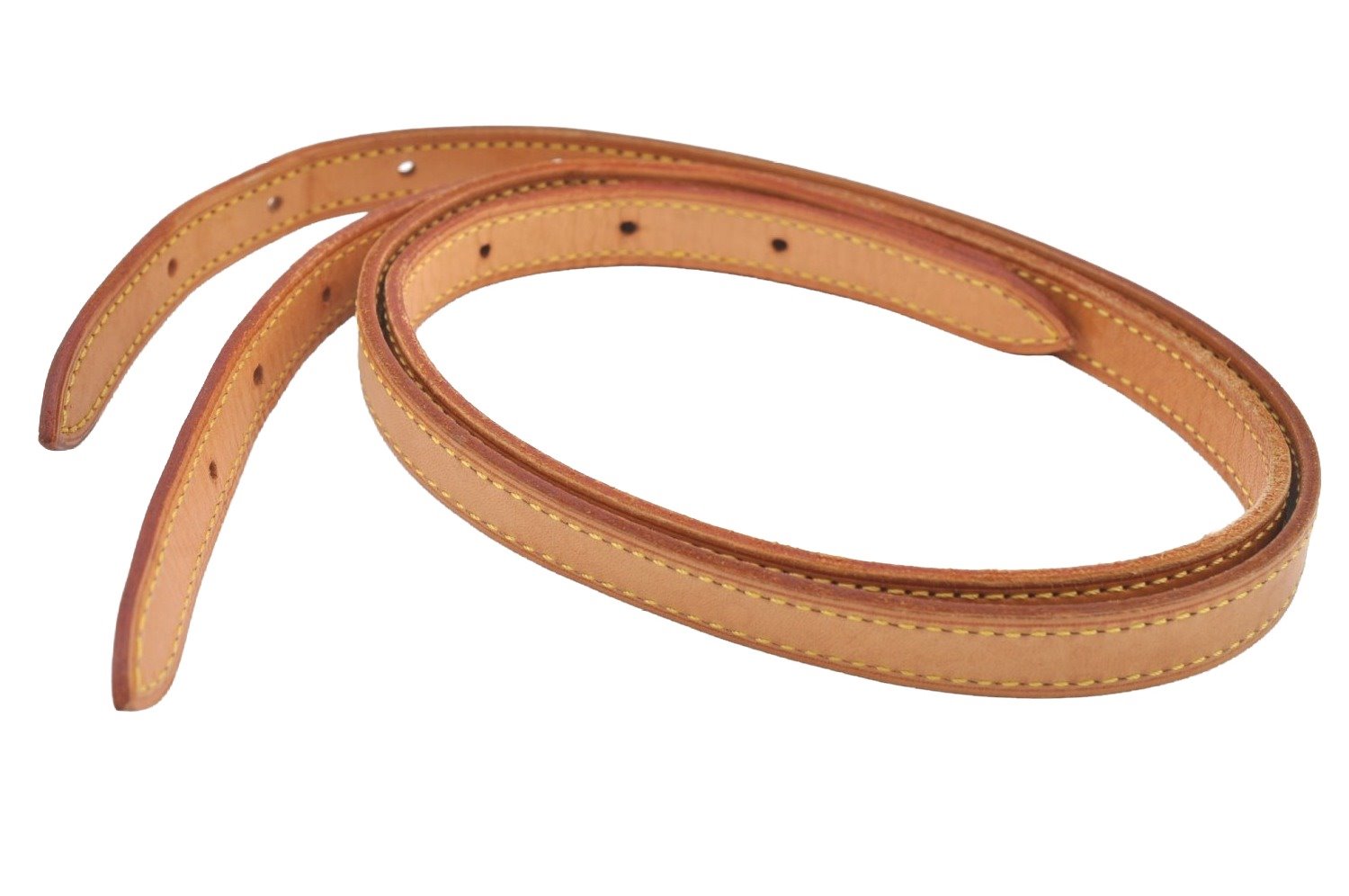 Authentic Louis Vuitton Leather Shoulder Strap For Bucket PM 27.6