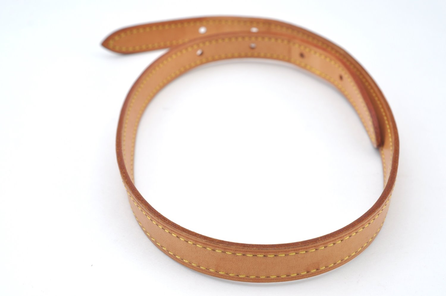 Authentic Louis Vuitton Leather Shoulder Strap For Bucket PM 27.6