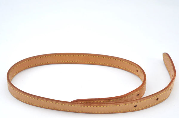 Authentic Louis Vuitton Leather Shoulder Strap For Bucket PM 27.6" Beige K7880