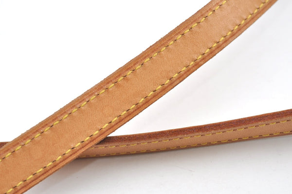 Authentic Louis Vuitton Leather Shoulder Strap For Bucket PM 27.6" Beige K7880