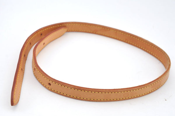 Authentic Louis Vuitton Leather Shoulder Strap For Bucket PM 27.6" Beige K7880