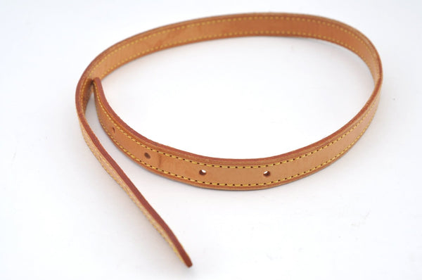 Authentic Louis Vuitton Leather Shoulder Strap For Bucket PM 27.6" Beige K7880