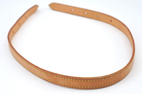 Authentic Louis Vuitton Leather Shoulder Strap For Bucket PM 27.6" Beige K7880