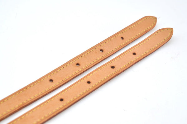 Authentic Louis Vuitton Leather Shoulder Strap For Bucket PM 27.6" Beige K7880