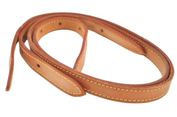 Authentic Louis Vuitton Leather Shoulder Strap For Bucket PM 27.6" Beige K7882