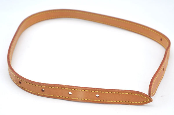 Authentic Louis Vuitton Leather Shoulder Strap For Bucket PM 27.6" Beige K7882