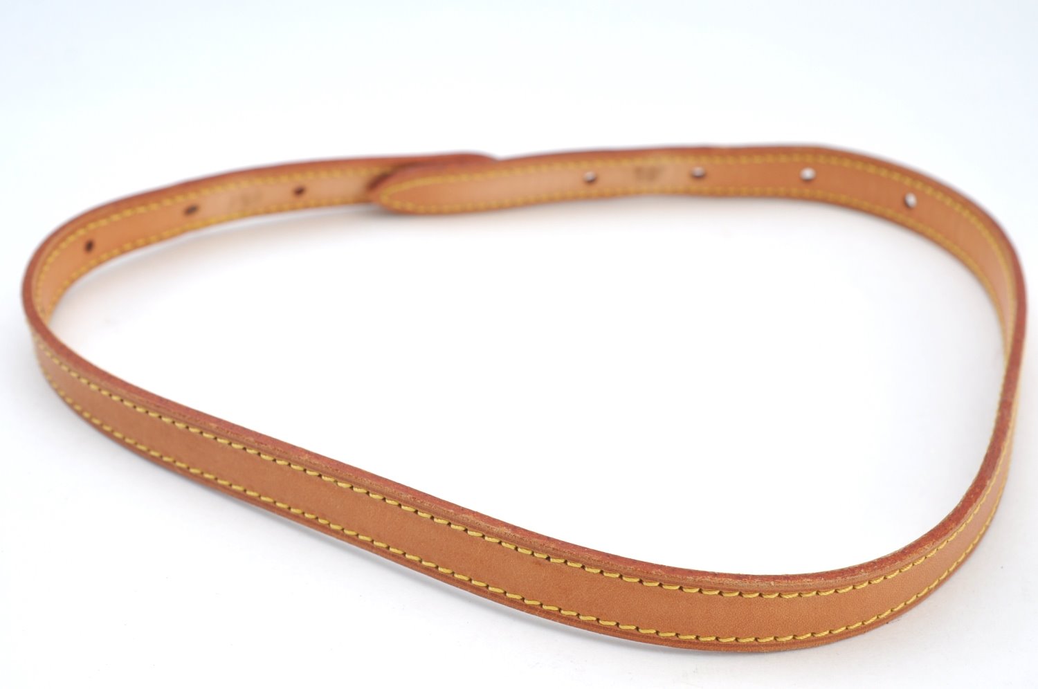 Authentic Louis Vuitton Leather Shoulder Strap For Bucket PM 27.6