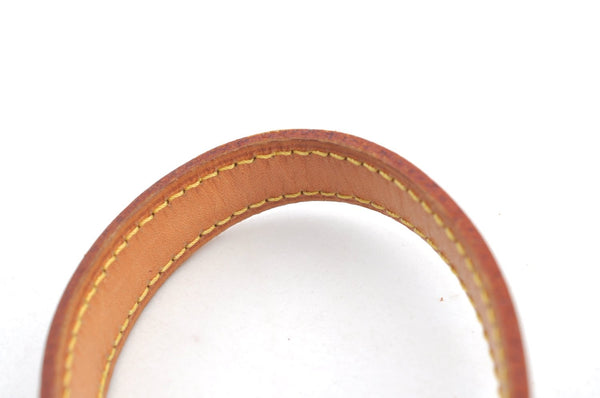 Authentic Louis Vuitton Leather Shoulder Strap For Bucket PM 27.6" Beige K7882