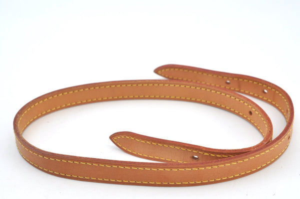 Authentic Louis Vuitton Leather Shoulder Strap For Bucket PM 27.6" Beige K7882