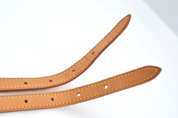 Authentic Louis Vuitton Leather Shoulder Strap For Bucket PM 27.6" Beige K7882