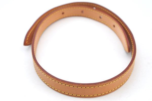 Authentic Louis Vuitton Leather Shoulder Strap For Bucket PM 27.6" Beige K7883