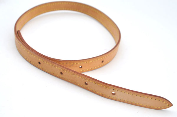 Authentic Louis Vuitton Leather Shoulder Strap For Bucket PM 27.6" Beige K7883