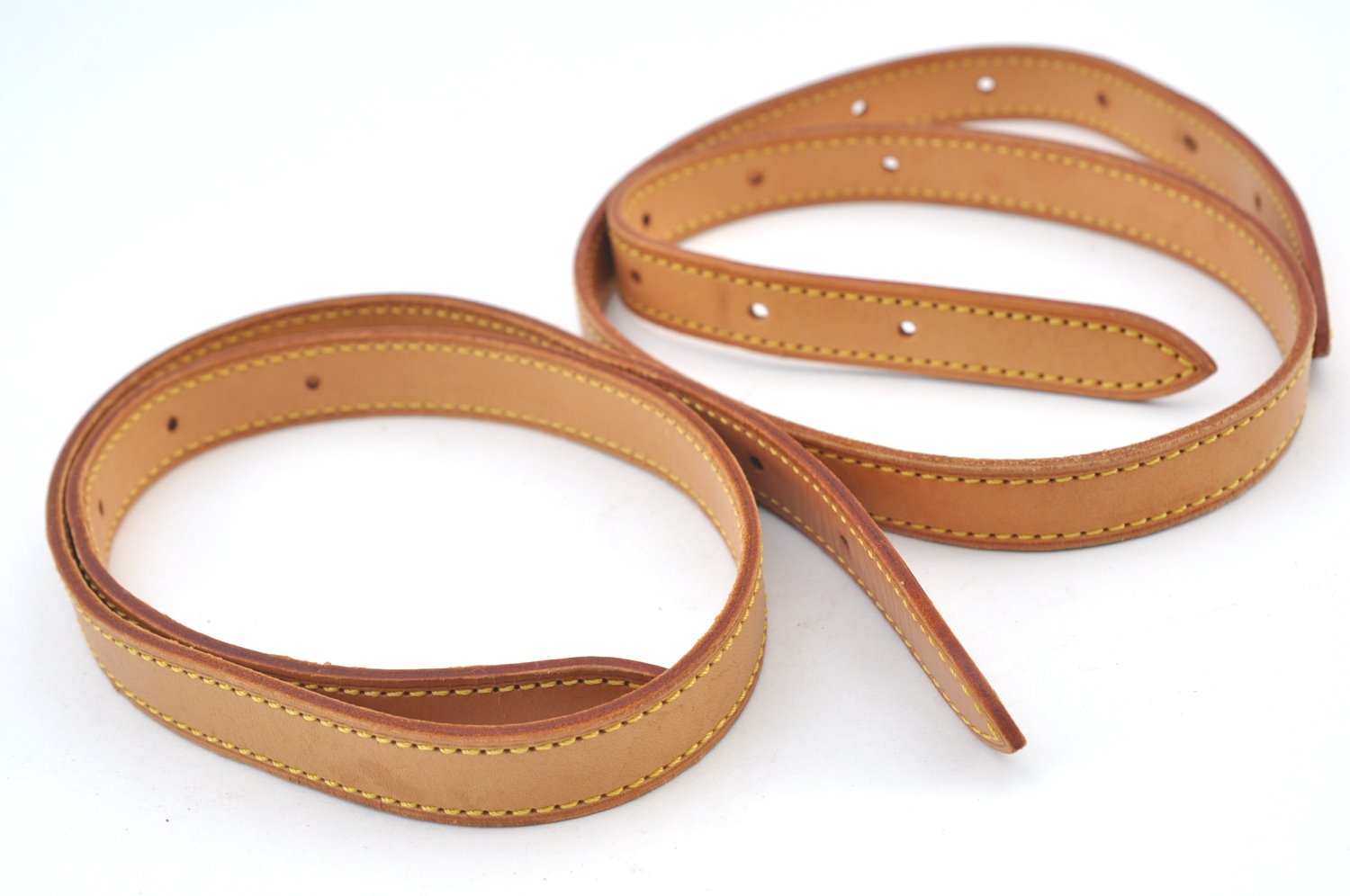 Authentic Louis Vuitton Leather Shoulder Strap For Bucket GM 31.9