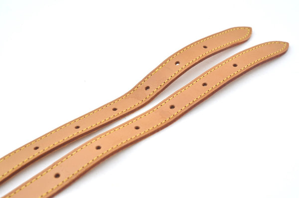 Authentic Louis Vuitton Leather Shoulder Strap For Bucket GM 31.9" Beige K7884