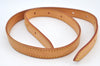 Authentic Louis Vuitton Leather Shoulder Strap For Bucket GM 31.9" Beige K7884