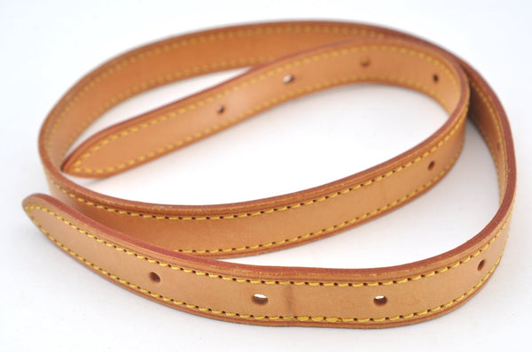 Authentic Louis Vuitton Leather Shoulder Strap For Bucket GM 31.9" Beige K7884