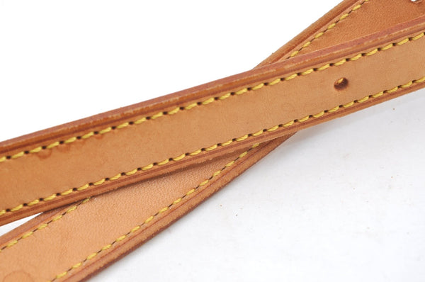 Authentic Louis Vuitton Leather Shoulder Strap For Bucket GM 31.9" Beige K7884