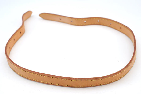 Authentic Louis Vuitton Leather Shoulder Strap For Bucket GM 31.9" Beige K7886