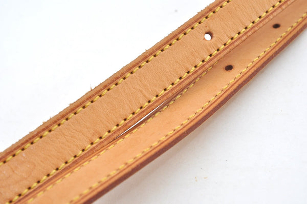 Authentic Louis Vuitton Leather Shoulder Strap For Bucket GM 31.9" Beige K7886