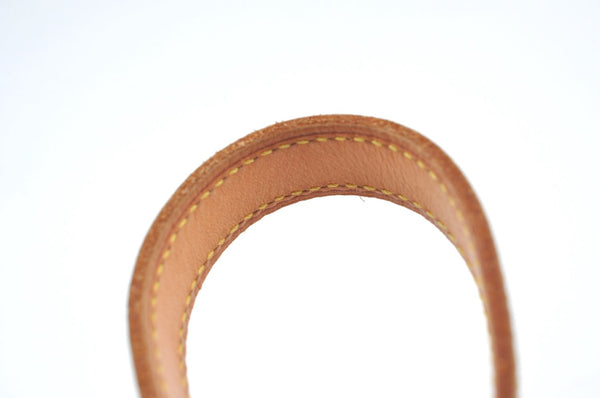 Authentic Louis Vuitton Leather Shoulder Strap For Bucket GM 31.9" Beige K7886