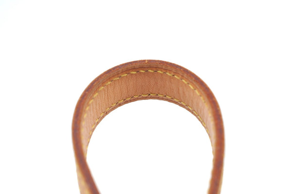 Authentic Louis Vuitton Leather Shoulder Strap For Bucket GM 31.9" Beige K7886