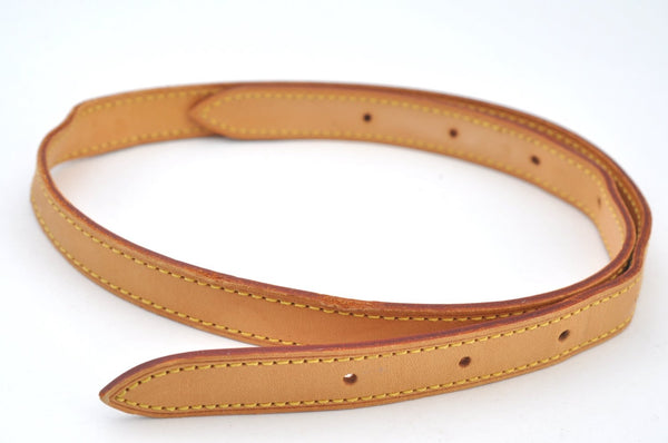 Authentic Louis Vuitton Leather Shoulder Strap For Bucket GM 31.9" Beige K7888