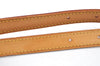 Authentic Louis Vuitton Leather Shoulder Strap For Bucket GM 31.9" Beige K7888