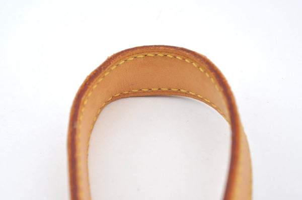 Authentic Louis Vuitton Leather Shoulder Strap For Bucket GM 31.9" Beige K7888