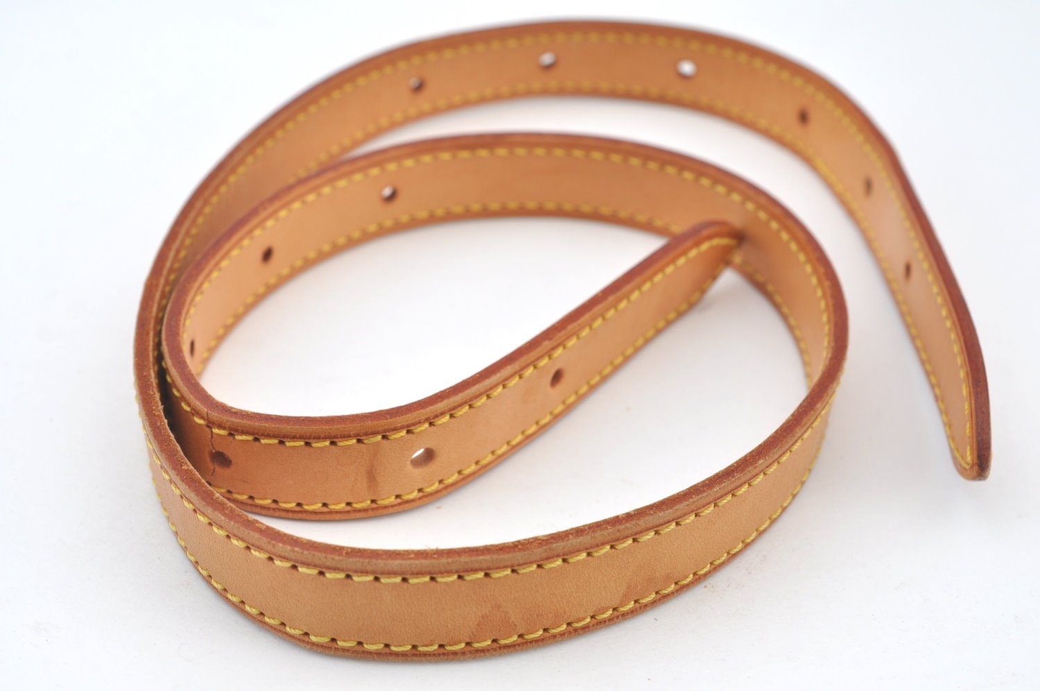 Authentic Louis Vuitton Leather Shoulder Strap For Bucket GM 31.9