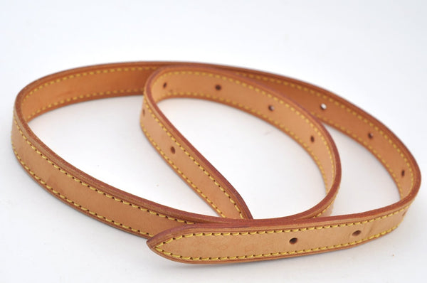 Authentic Louis Vuitton Leather Shoulder Strap For Bucket GM 31.9" Beige K7888