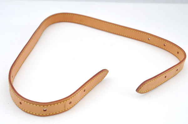 Authentic Louis Vuitton Leather Shoulder Strap For Bucket GM 31.9" Beige K7888