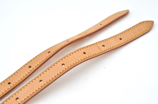 Authentic Louis Vuitton Leather Shoulder Strap For Bucket GM 31.9" Beige K7888