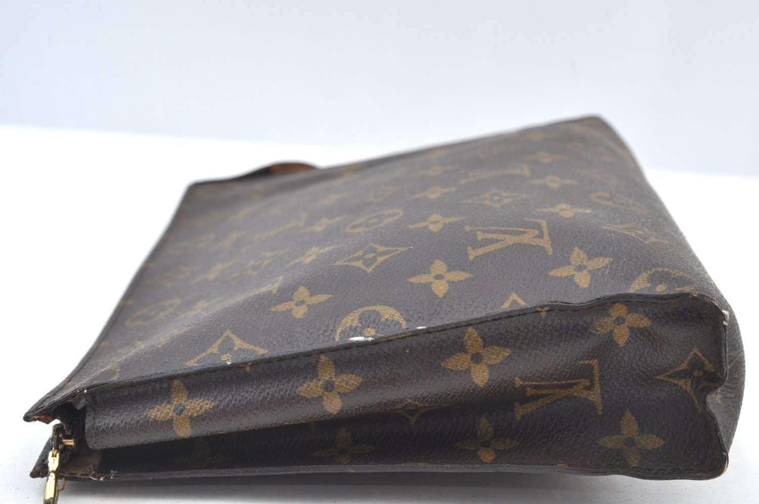 Authentic Louis Vuitton Monogram Poche Toilette 26 M47542 Cosmetics Pouch K7891
