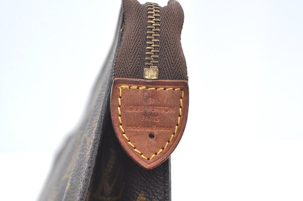 Authentic Louis Vuitton Monogram Poche Toilette 26 M47542 Cosmetics Pouch K7891