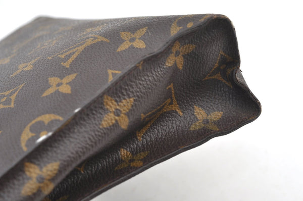 Authentic Louis Vuitton Monogram Poche Toilette 26 M47542 Cosmetics Pouch K7891