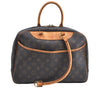 Authentic Louis Vuitton Monogram Deauville Hand Bag M47270 LV Junk K7894