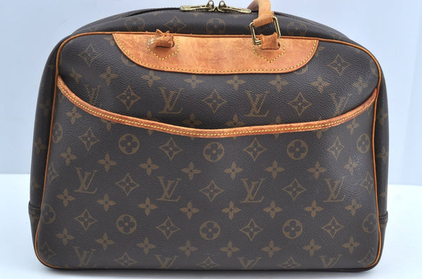Authentic Louis Vuitton Monogram Deauville Hand Bag M47270 LV Junk K7894