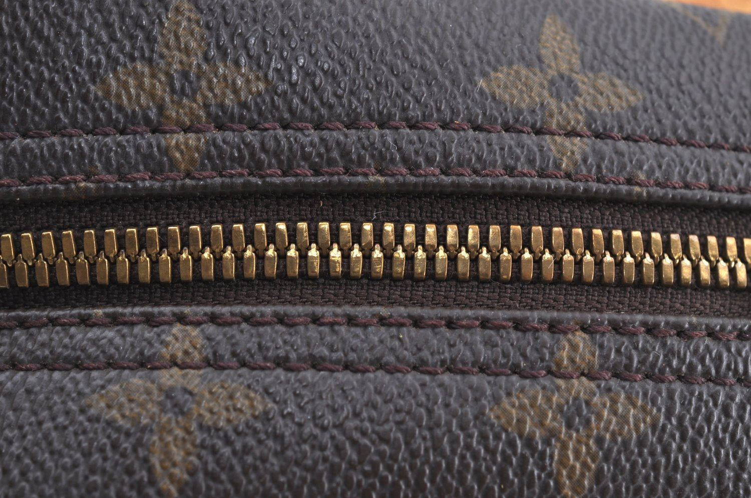 Authentic Louis Vuitton Monogram Deauville Hand Bag M47270 LV Junk K7894