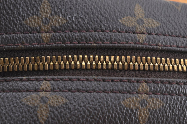 Authentic Louis Vuitton Monogram Deauville Hand Bag M47270 LV Junk K7894