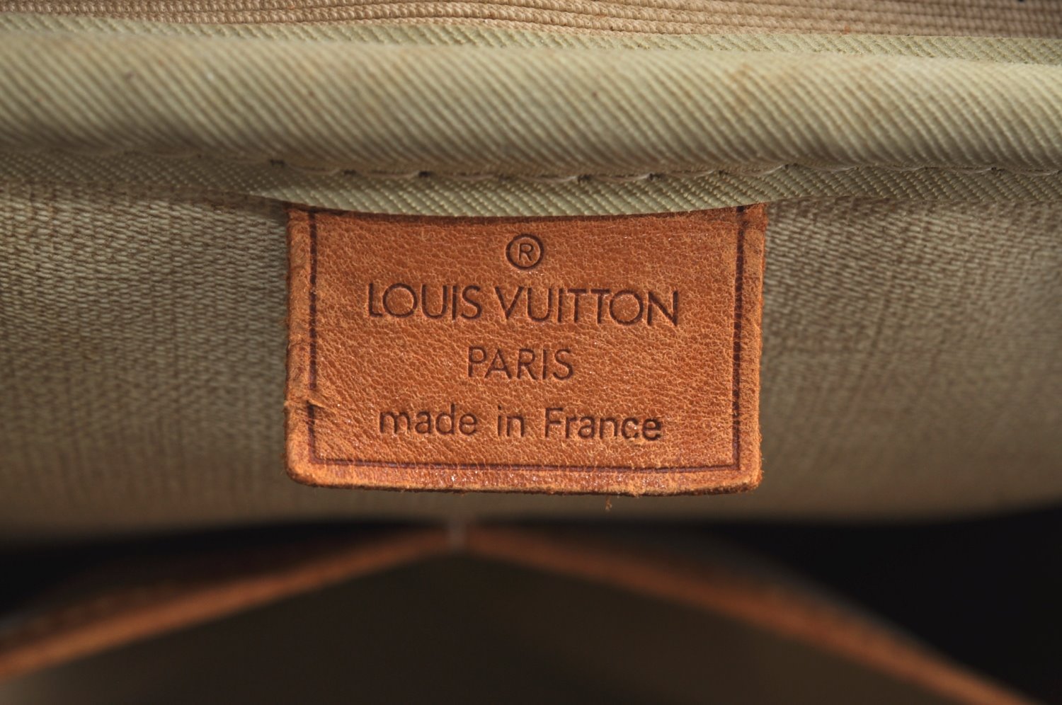 Authentic Louis Vuitton Monogram Deauville Hand Bag M47270 LV Junk K7894
