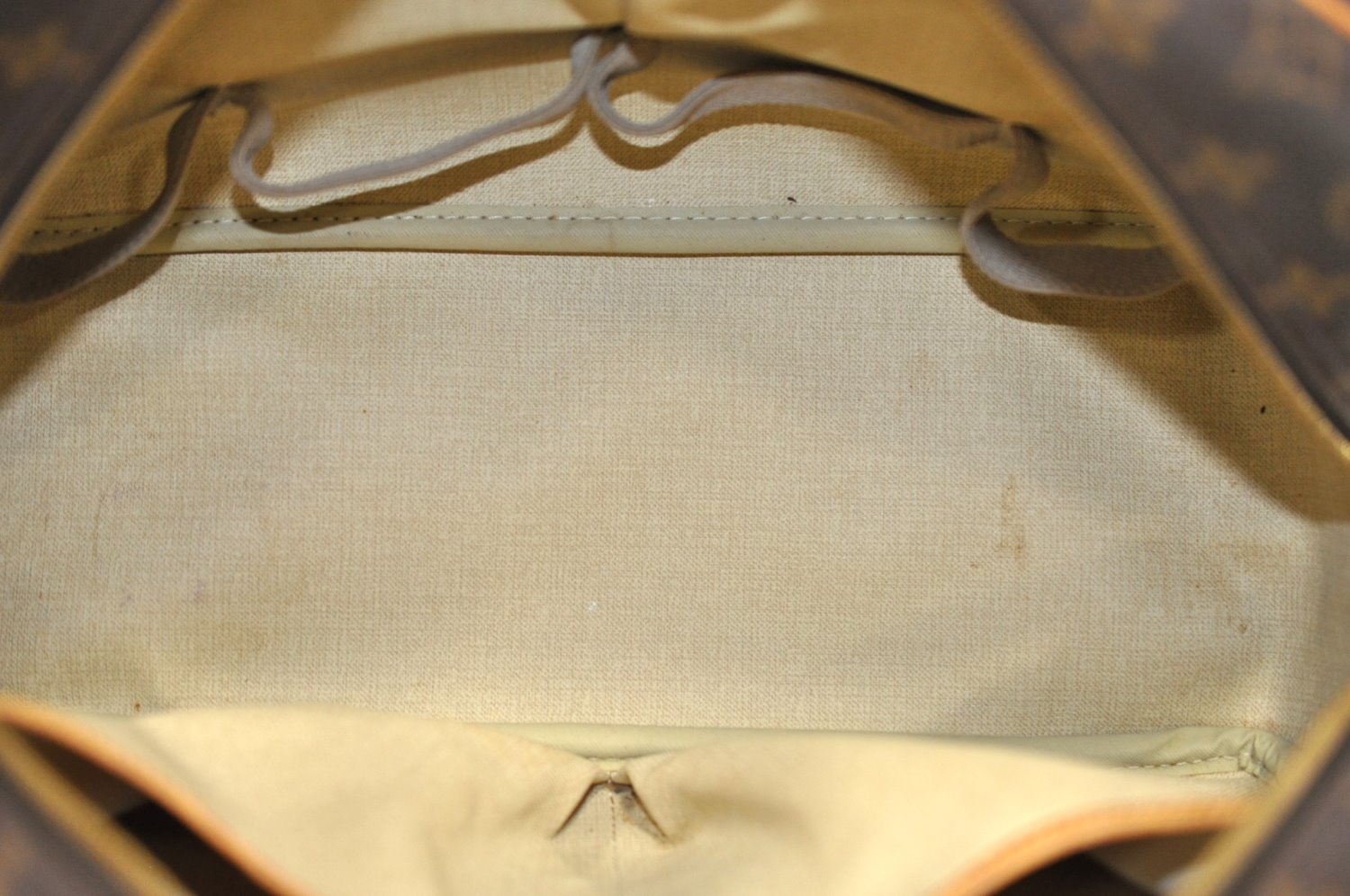 Authentic Louis Vuitton Monogram Deauville Hand Bag M47270 LV Junk K7894