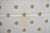 Authentic CHANEL Vintage Scarf Jewel Motif CC Logo Silk White Navy Blue K7895
