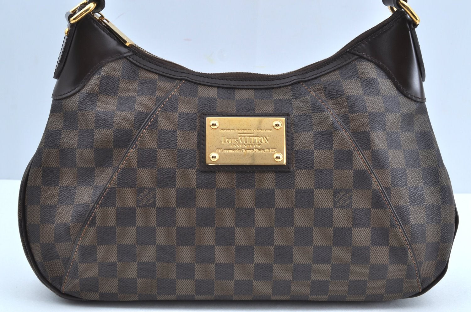 Authentic Louis Vuitton Damier Thames GM Shoulder Hand Bag N48181 LV K7904