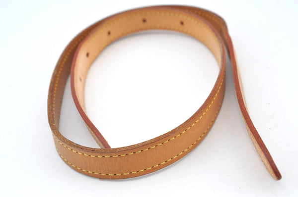 Authentic Louis Vuitton Leather Shoulder Strap For Bucket GM 31.9" Beige K7909