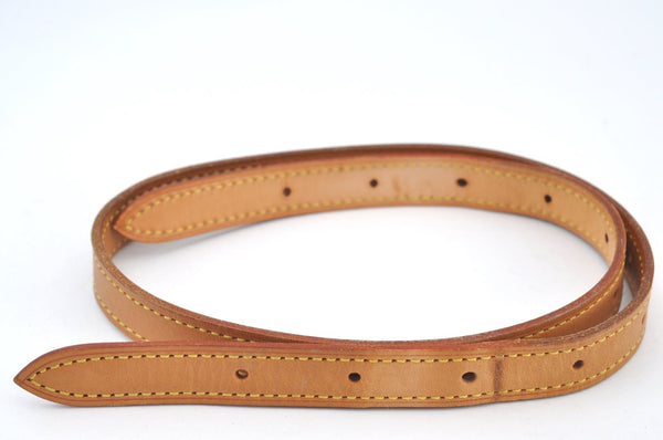 Authentic Louis Vuitton Leather Shoulder Strap For Bucket GM 31.9" Beige K7909