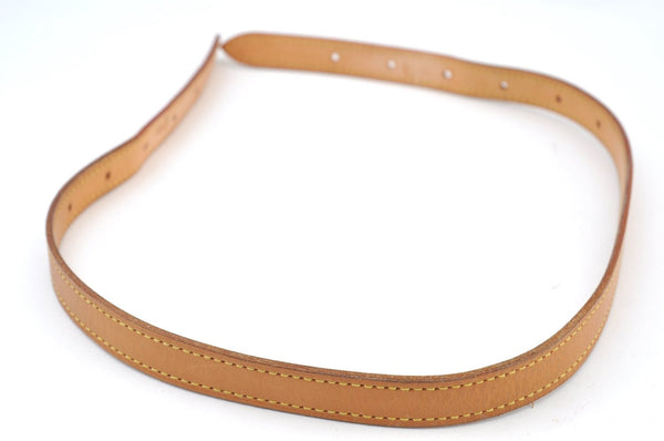 Authentic Louis Vuitton Leather Shoulder Strap For Bucket GM 31.9" Beige K7909
