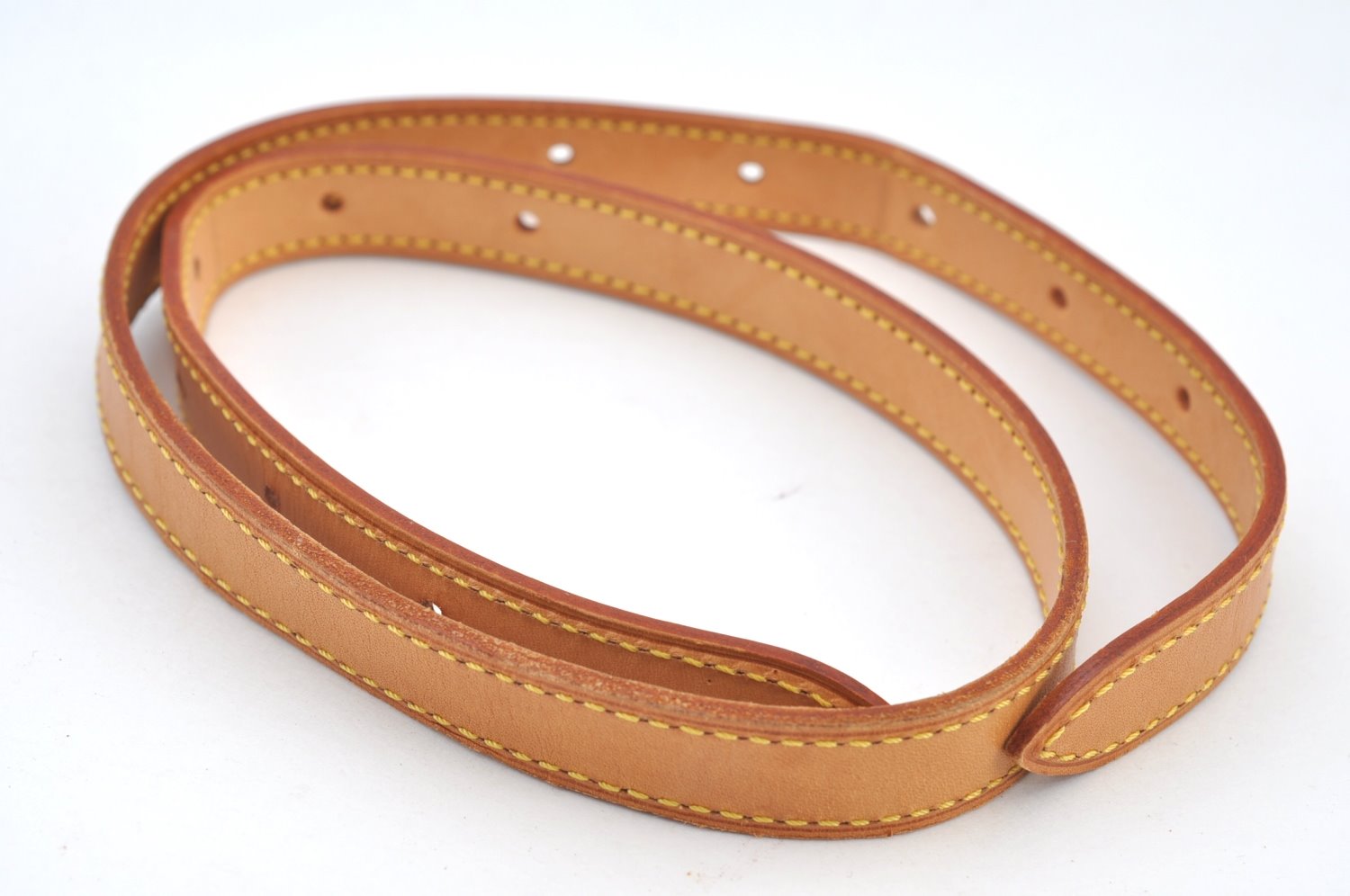 Authentic Louis Vuitton Leather Shoulder Strap For Bucket GM 31.9