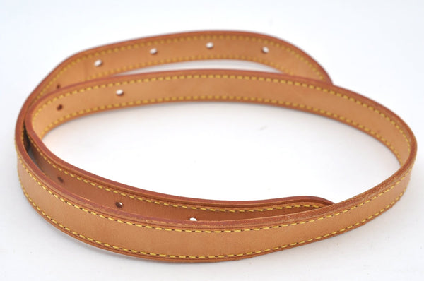 Authentic Louis Vuitton Leather Shoulder Strap For Bucket GM 31.9" Beige K7909